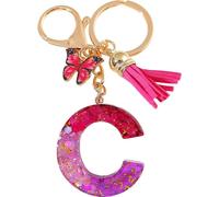 Porte-clés Alphabet - C/Pink/Butterfly KP37947