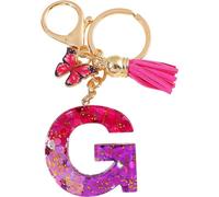 Porte-clés Alphabet - G/Rose/Papillon KP37951