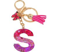 Porte-clés alphabet - S/Pink/Butterfly KP37963