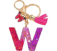 Porte-clés Alphabet - W/Pink/Butterfly KP37967