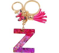 Porte-clés alphabet - Z/Rose/Papillon KP37970