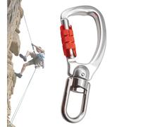 Porte-Clés,Aluminium Polyvalent pour Équipement de Plein Air | Clip et Crochet pour Porte-Clés,pour Camping, Randonnée, Voyage Sac à Dos, Escalade, Survie en Plein Air,