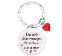 Porte-Clés Amie - Cadeau Meilleure Amie Original pour Noël