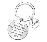 Porte-clés Amoureux Love - Cadeau Original Saint-Valentin, Idée Cadeau Anniversaire pour Couple