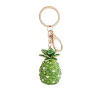 Porte-clés ananas : design élégant fabriqué à la main, matériau ABS durable, style artistique unique, accessoire léger et élégant, exprime amour et soin | pour femme sac à clés sac à dos porte-monnaie