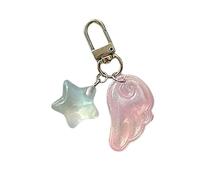Porte-clés ange charmant, pendentif de à main, joli article de mode unisexe, Design de ton doux, décoration suspendue, porte-clés en acrylique