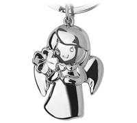 Porte-CléS Ange Gardien, Pendentif Ange TrèFle à Quatre Feuilles En MéTal, Votre Partenaire De Voiture, Pendentif Porte-Bonheur, Cadeau Permis De Conduire Voiture, Alliage De Zinc, Chromé Brillant
