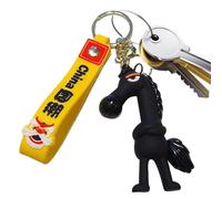 Porte-Clés Animal Cheval - Métal Format Compact 2026 Objet Collection, Symbole Équin Véhicule Sac Bijou, Accessoire Porte Bonheur Adultes Garçons Filles Anniversaire