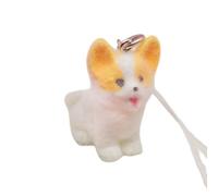 Porte-clés Animal En Résine Floqué Design Compact Adorable Décoration Pour Clés Sacs À Cadeaux Coffret