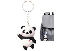 Porte-clés Animal, Porte-Clés Panda Mignon pour, Pendentif Cartoon pour Sac Trousse Scolaire - Cadeau Anniversaire Garçons Filles Usage Quotidien