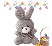 Porte-clés animal rempli de lapin, porte-clés de petit animal, porte-clés de lapin, porte-clés en peluche de lapin artificiel de Pâques, pendentif de voiture P