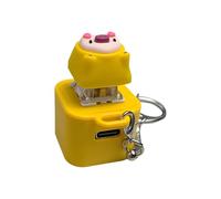 Porte-Clés Animaux - Jouet Antistress Clavier Rechargeable | Porte-clés Porcin Mignon Portable Lumineux Réducteur de Stress pour et Adultes