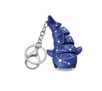 Porte-clés Animaux Marins, Breloque pour Sac à Main Requin/Raie | éléments du Ciel étoilé, Technologie d'Impression 3D Multicolore, Un Savoir-Faire Exceptionnel, Cadeaux Exquis,