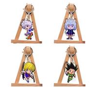 Porte-Clés Anime Hunter Killua en Édition Limitée (4 Modèles) - Objets Collector Kawaii, Cadeau pour Filles et Garçons