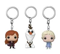 Porte-clés Anime La Reine des Neiges Anna Olaf Elsa, Figurines d'action en vinyle de la Princesse Elsa, Collection de Statues, Jouets et Cadeaux OLAF