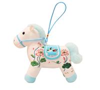 Porte-clés année du cheval 2026, en peluche | Pendentif sac à dos année chevale, pour, adolescents, amateurs de culture, collectionneurs, étudiants, bureau, voyageurs, voitures, camions