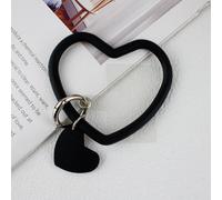 Porte-Clés Anti-Perte en Forme de Coeur d'Amour pour Téléphone Portable,Anneau Pendentif,Lanière en Silicone Souple,Bracelet,Accessoires - Type M
