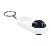 Porte-clés Anti-Stress, Accessoire en sensorielle, breloque rotative de 7,6 cm avec Mouvement Fluide, décoration en Plastique Durable, Gadget Double Design, Porte-clés pour Sac à