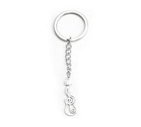 Porte-clés argenté thème musical - Cadeaux pour enseignants, amis, anniversaires, amitié et remise de diplôme, porte-clés mignon pour les meilleures amies