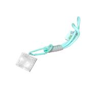 Porte-clés artistique en acrylique avec filtre pixel, accessoire robuste et léger pour clés ou breloques de sac multifonctionnel, décoration de porte-clés, bleu, taille unique
