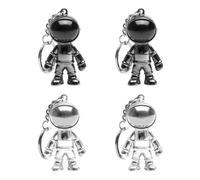 Porte-Clés Astronaute 4 Pièces, Porte-Clés Tridimensionnels, Porte-Clés De Voiture Créatifs, Porte-Clés Personnalisés, Porte-Clés Cadeaux pour Les Amoureux De l'espace