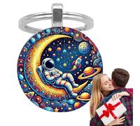 Porte-clés Astronaute Spatial - Pendentif Coloré Inspiré Des Astronautes, Accessoire Décoratif, Accent Créatif Sur Le Thème De L'espace Ajoutant Du Caractère Et Un Attrait Visuel | Ajout Élégant
