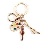 Porte-Clés Au Design Créatif Avec Palette De Peinture, Cadeau Pour Femme, élégant Et Simple, Idéal Comme Cadeau D'anniversaire Pour Petite Amie Ou Petits Cadeaux, D'anniversaire Pour Femme (2)