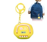 Porte-clés audio secret - Enregistreur vocal de dessin animé, mini enregistreur compact, électronique pour conférences, réunions, espionnage, université, prise de notes, appels téléphoniques, voiture