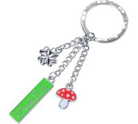 Porte-clés avec 3 pendentifs GOOD LUCK