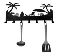 Porte-clés - Avec 7 Crochets Adhésifs En Métal | Porte-clés Décoratif Pour Entrée, Chambre À Coucher, Cuisine, Salle De Bain, Bureau D'entrée, Ameublement De Maison, Sac À Serviettes D'appartement Cap