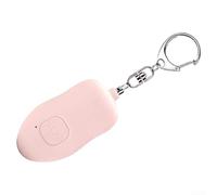 Porte-clés avec alarme de cri d'extérieur avec sirène puissante de 140 dB, appareil de sécurité personnel compact pour femmes et filles, outil d'autodéfense pour randonnée, camping, marche (rose)