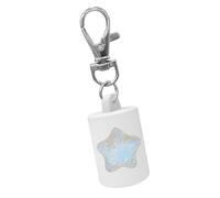 Porte-clés avec bouchon de brillant à lèvres en silicone étanche pour rangement de maquillage portable, anti-fuite, multi-usage, bouchon en silicone tendance