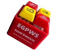 Porte-clés avec bouton d'entraînement - Alertes sonores réalistes et indicateurs LED - Entraînement aéronautique