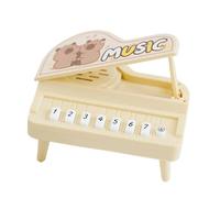 Porte-clés avec breloque d'apprentissage de la musique, ornement mignon | Porte-clés avec pendentif instrument de piano, pour l'école, les voyages, les trajets quotidiens, adultes, femmes, hommes