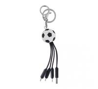 Porte-clés avec câbles de recharge boule 3en1