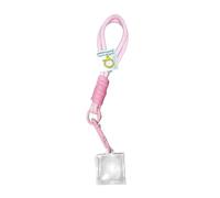 Porte-clés avec cadre transparent sur le thème de l'exploration du monde - Design moderne - Pratique - Filtre pixel - Pour amis et joueurs, a, taille unique