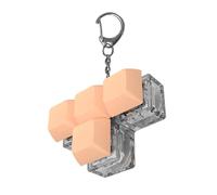 Porte-clés avec Clavier - Porte-clés sensoriel Amusant, Jouet Portable pour Doigts | Testeur d'arbre à 4 Boutons, testeur d'axe Multifonction, Jouet de Doigt avec Bouton Relaxant pour A