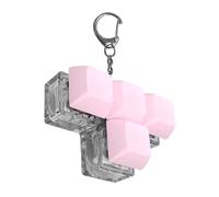 Porte-clés avec Clavier - Porte-clés sensoriel Amusant, Jouet Portable pour Doigts | Testeur d'arbre à 4 Boutons, testeur d'axe Multifonction, Jouet de Doigt avec Bouton Relaxant pour A
