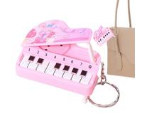 Porte-clés avec clavier pour piano musical: élégant porte-clés pendentif, compact et léger, cadeau musical créatif | Support portable simple à utiliser voiture, sac, bo
