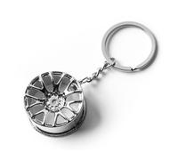 Porte-clés avec disque en aluminium