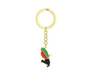 Porte-Clés Avec Drapeau De La Martinique, Porte-Clés Souvenir Tendance De L'Amitié, Bijoux Patriotiques, Décoration De Sac De e Voiture, Porte-Clés De Carte Pour Hommes Et Femmes,