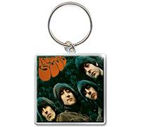 Porte-clés avec impression photo de l'album The Beatles Rubber Soul