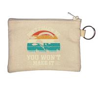 Porte-clés avec inscription « Don't Follow Me You Won't Make It Sky Divers » Beige
