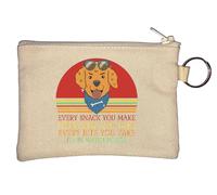 Porte-clés avec inscription « Every Snack You Make Every Meal You Bake Every Bake Every Bite You Take I'll Be Watching You » Beige