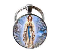 Porte-clés avec inscription « Vierge Marie »