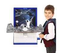 Porte-clés avec livre contextuel | Mignon porte-clés pour clés de voiture, jouets, cadeau pour garçons et filles, jouet agitateur pour sac à dos, popup pour femmes