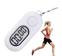 Porte-clés avec minuterie d'arrêt portable, petit minuteur de sport, horloge numérique à écran LCD, compte à rebours léger pour aire de jeux, salle de classe, matériaux robustes, 6,446 x 2,7 x 1,279