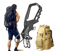 Porte-Clés avec Ouvre-Bouteille Incorporé - Porte-Clés à avec Clip - Outils et Gadgets Équipement de Survie Compact Tournevis avec 3 Anneaux de Clé pour le Camping la Bière le Soda et les Bouteilles