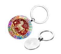 Porte-clés avec pendentif à cheval - Charm pour sac à dos 2026 à deux dimensions - porte-clés animal pour l'année du cheval, cadeau pour et adultes, garçons et filles, anniversaire, remise de