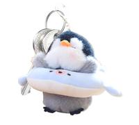 Porte-clés avec pendentif en peluche - porte-clés avec animaux en peluche, porte-clés avec poupée de di,porte-clés avec pendentif au design à la mode pour sacs, sacs à dos, clés D, Anneau Swimming